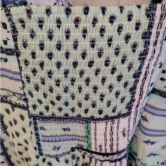 LOFT | TALL LENGTH Patchwork Floral Twist-Cutout Cami Dress - Picture 12 of 16